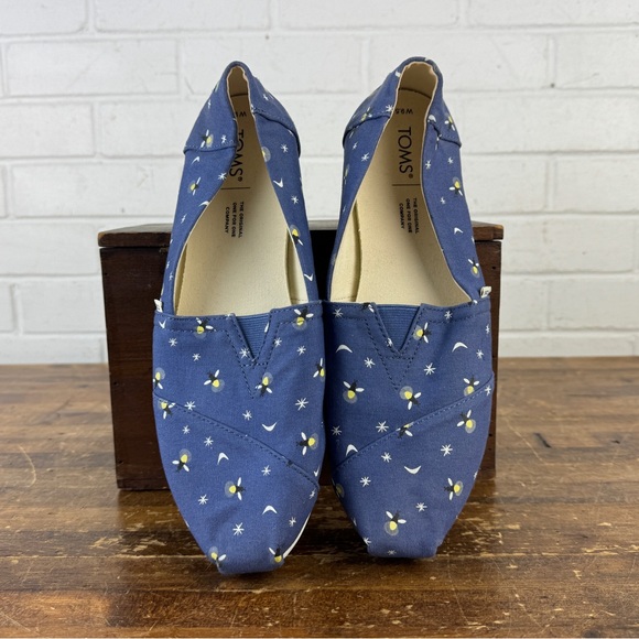 Toms Blue Glow In The Dark Firefly Alpargatas women’s Size 9.5 US - Picture 5 of 11